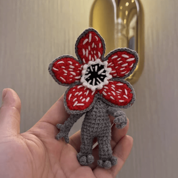 Stranger Things Handmade Crochet Doll Keychain - Essentia