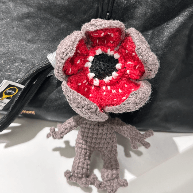 Stranger Things Handmade Crochet Doll Keychain - Essentia
