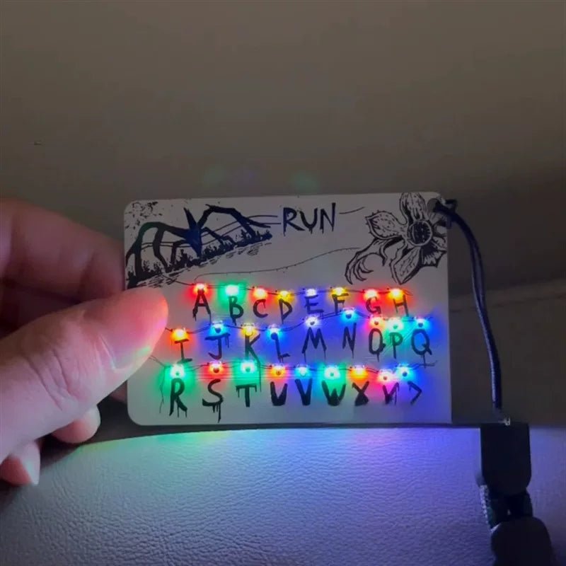 Stranger Things Letter Lamp Keychain - Essentia